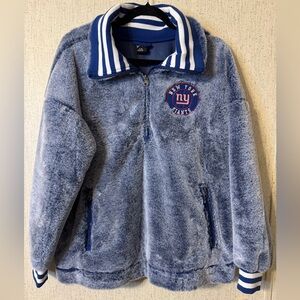 NFL Women’s Frosted Sherpa Pullover w/Rib Knit Sleeves